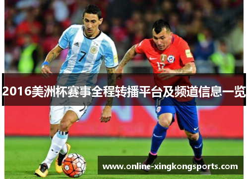 2016美洲杯赛事全程转播平台及频道信息一览