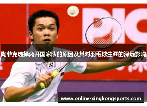 陶菲克选择离开国家队的原因及其对羽毛球生涯的深远影响