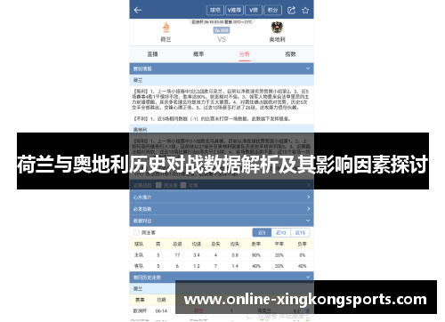 荷兰与奥地利历史对战数据解析及其影响因素探讨