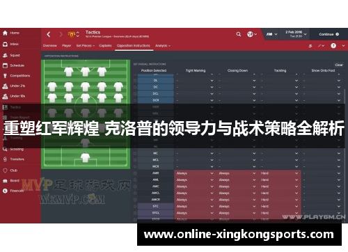 重塑红军辉煌 克洛普的领导力与战术策略全解析