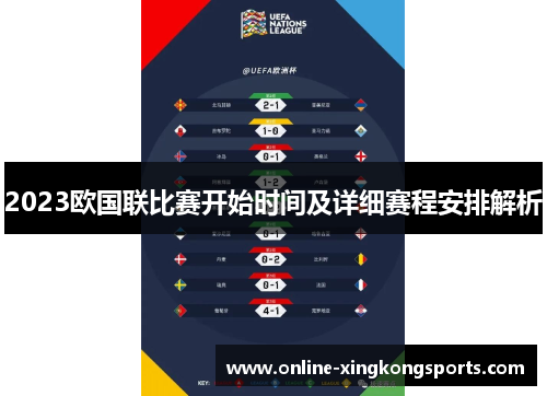 2023欧国联比赛开始时间及详细赛程安排解析